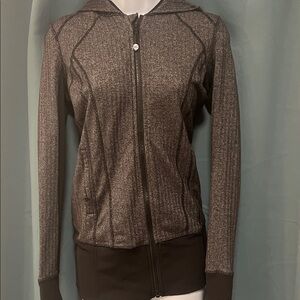 lululemon athletica Brown Zip-Up Jacket
